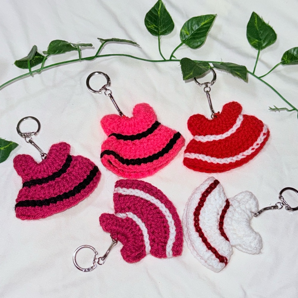 Crochet Dress Keychains Set